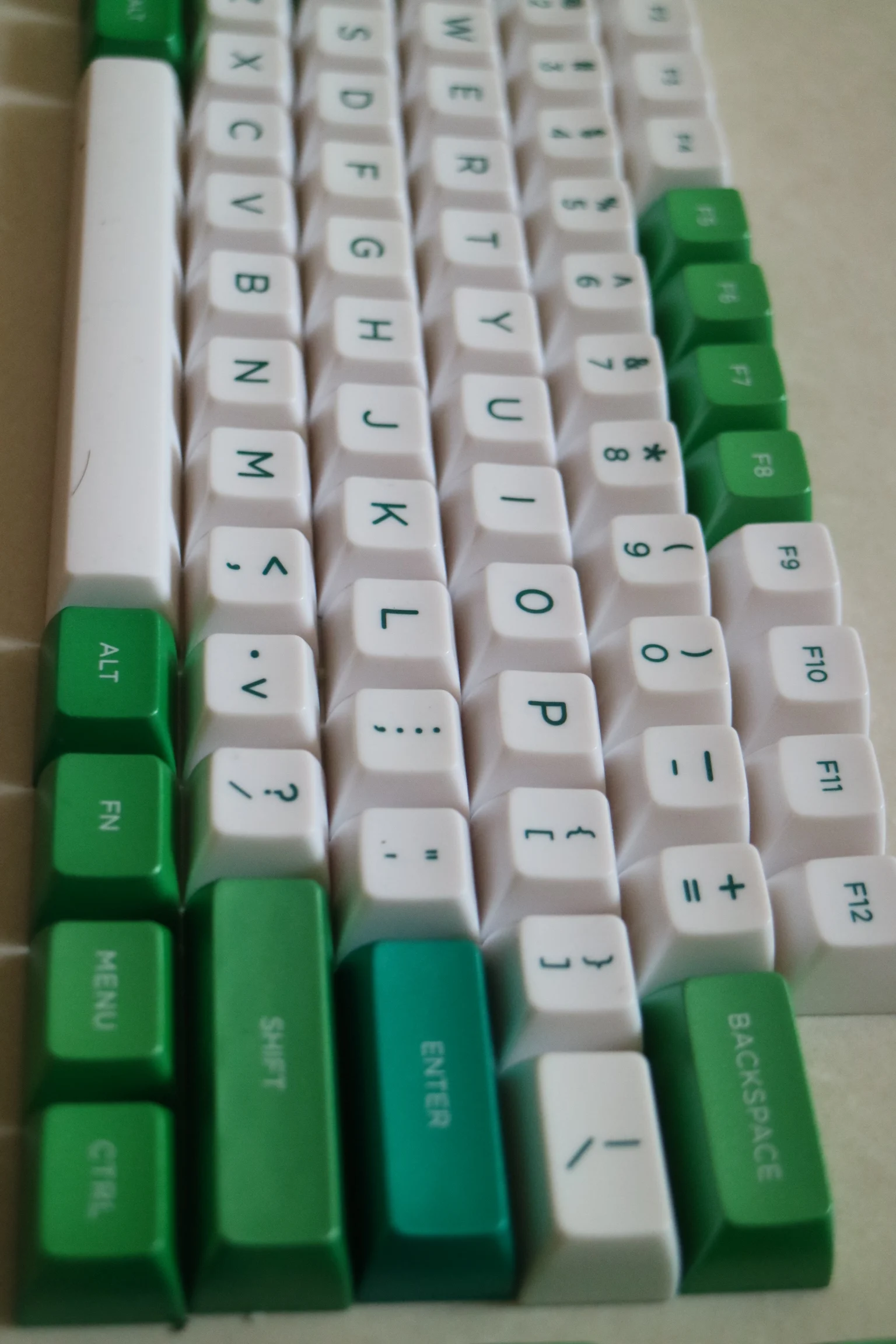 SA высота крышки ABS материал зеленый рукав SP эльф (104 87) Keycap|Аксессуары для мышей и