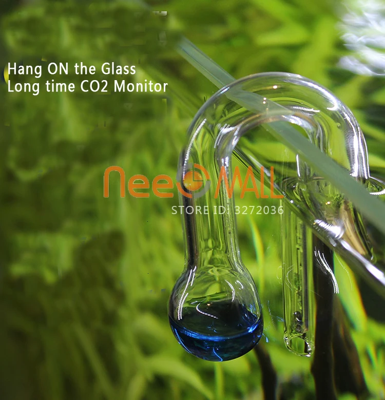 Chihiros VIV U форма повесить на стекло Аквариум CO2 тест ing Kit с индикатором 10 мл тестовая жидкость для контроля качества воды