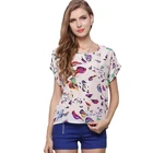 LJCUIYAO женская футболка с перьями, шифоновая Женская Повседневная Свободная футболка с коротким рукавом, женская одежда, модные летние топы