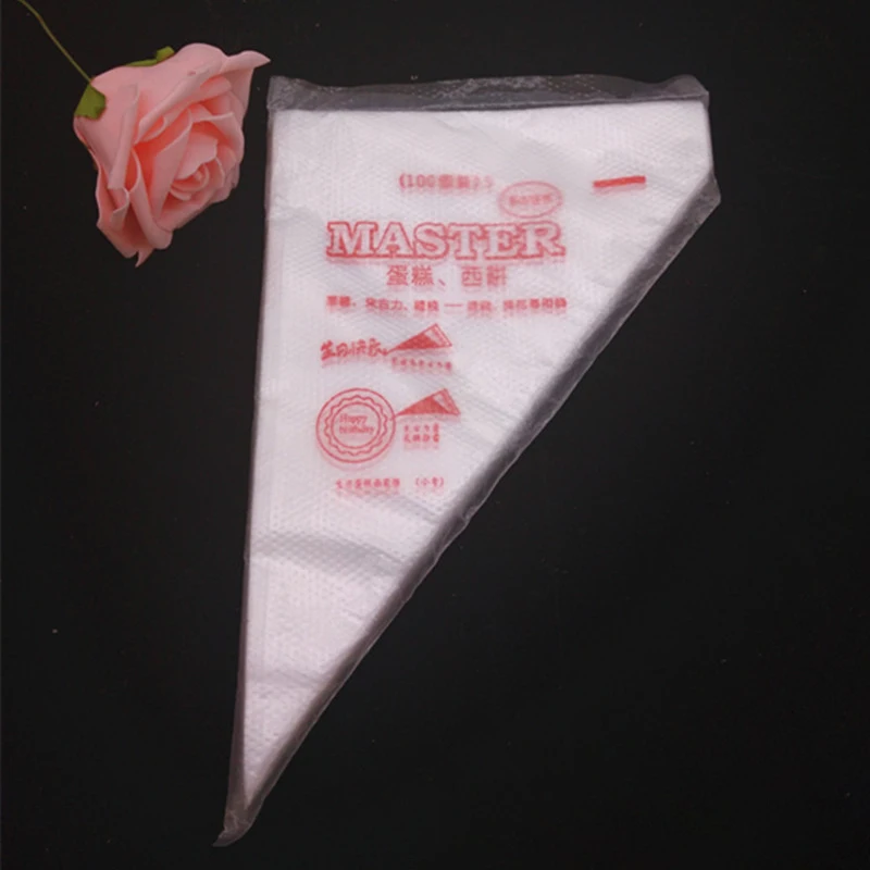 

10Pcs/bag Disposable Piping bag Icing Nozzle Fondant Cake Decorating Pastry Tips Tools Small Large Size cake tools