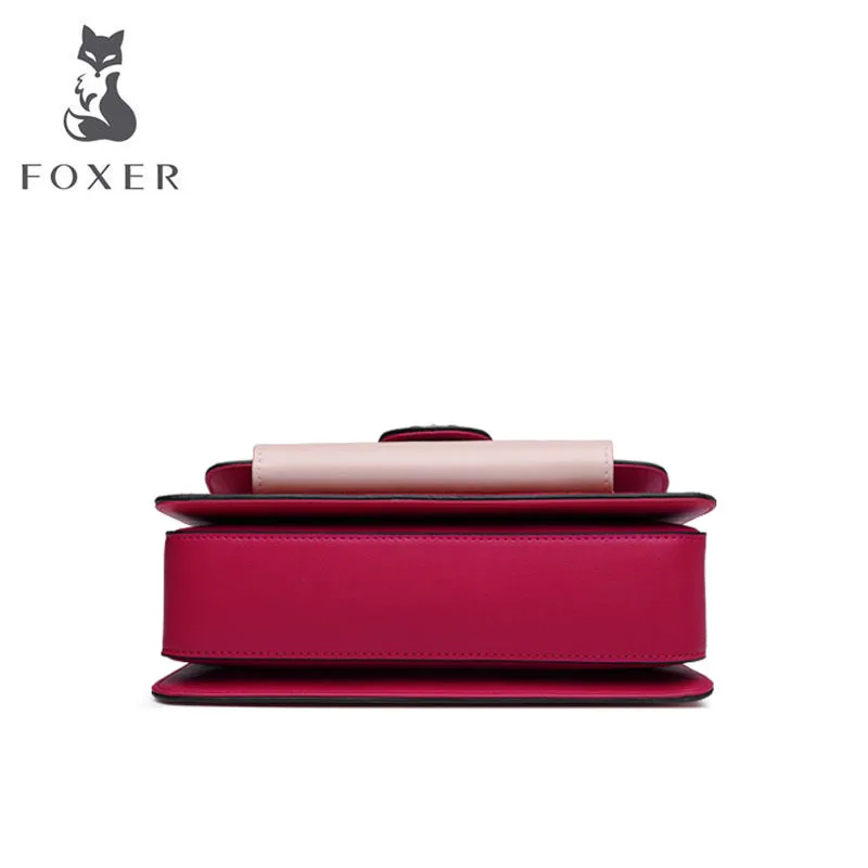 FOXER Роскошная Высококачественная Популярная женская сумка Новинка 2019 тренд