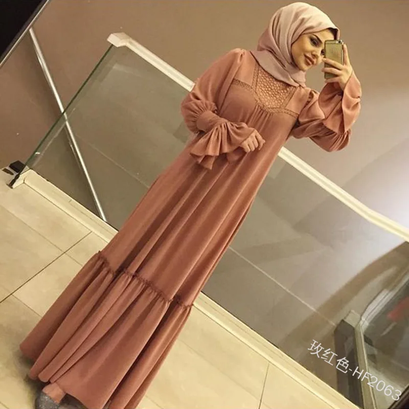 Элегантные мусульманские плиссированные Абаи Maxi Dress Vestidos кардиган-кимоно с длинным халаты Jubah Ближнего Востока Рамазан мусульманская одежда для Дубай