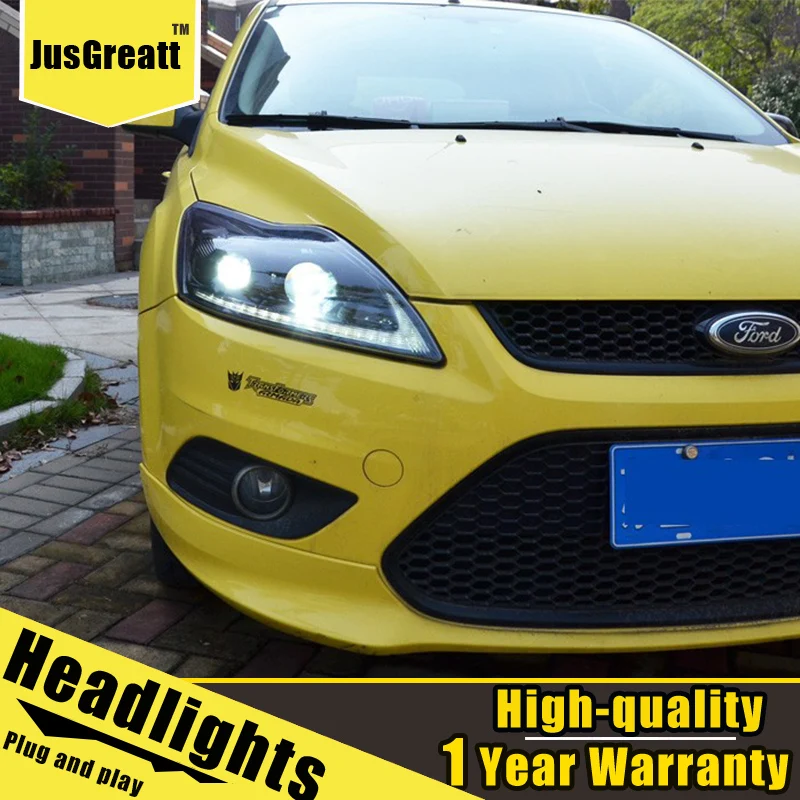 Пара для фокусиросветодиодный чных светодиодных фар 2009 2013 фокусировочные HID фары