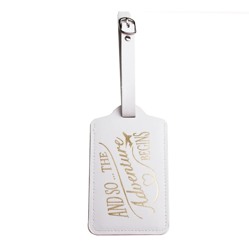 

Suitcase Luggage Tags Name Address Holder Identifier Label Tag Wedding Gift QXNC
