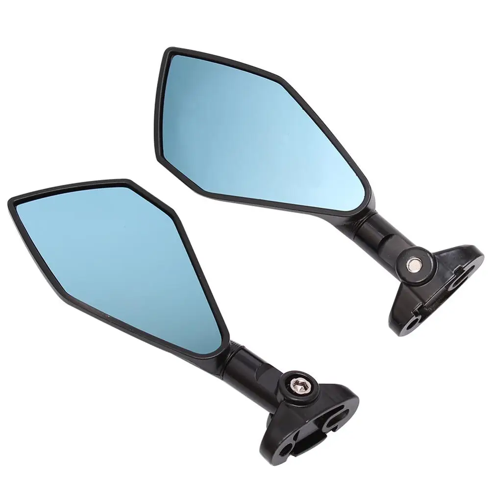 Motorcycle Side View Mirror Scooters Racer Rearview 1Pair For Yamaha YZF R6 R3 R1 R25 MT 07 TMAX 530 500 Kawasaki z 800 900 1000