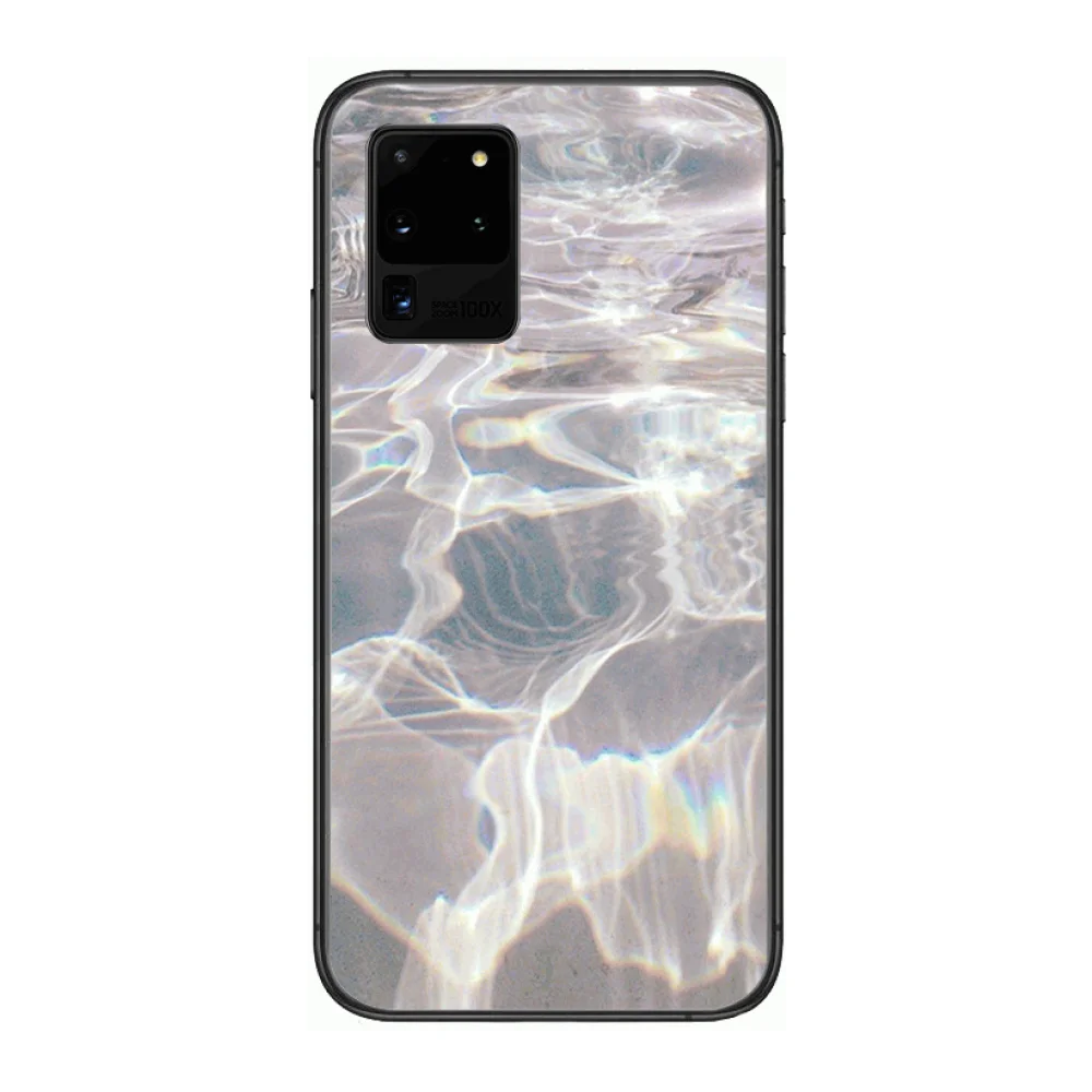 

starry sky Phone cover hull For SamSung Galaxy S 6 7 8 9 10 20 Plus Edge E 5G Lite Ultra black soft bumper