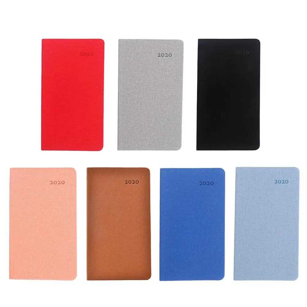2020 Pocket Calendar Portable A6 Monthly Schedule Planner 6.7&quot x 3.7&quot Notebook for Diary Business Journal Travel Daily Record |
