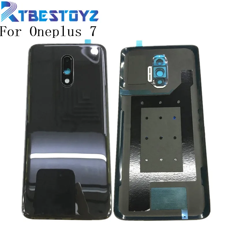 Оригинальная стеклянная задняя крышка батарейного отсека для One Plus 7 100% чехол Oneplus