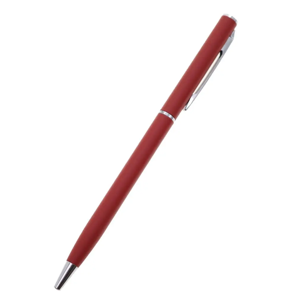 Металлическая шариковая ручка, номер в отеле, с ручкой для письма, гладкая рекламная ручка, можно напечатать логотип, металлическая ручка