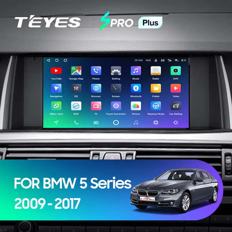 TEYES SPRO Plus Штатная магнитола For БМВ 5 серии F10 F11 BMW Series 2009 - 2017 Android 10 до 8-ЯДЕР 4 + 64ГБ 32EQ