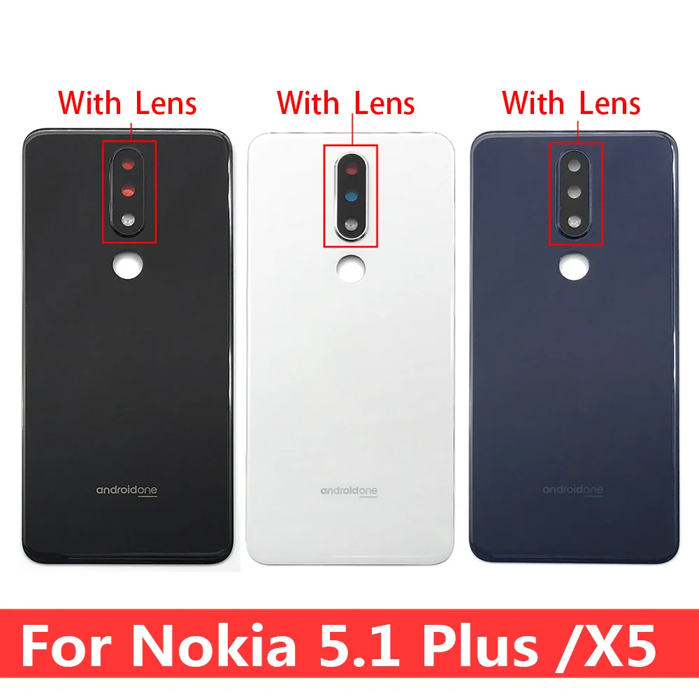 Задняя крышка батарейного отсека для Nokia 5 1 Plus / X5|Корпусы и рамки мобильных