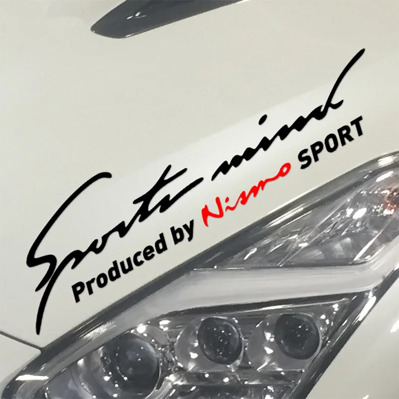 Спортивный ум стикеры NISMO для Nissan наклейки и наклейка автомобиля бровь фары