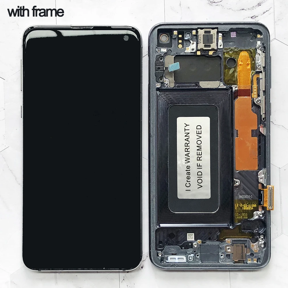 OEM полный комплект для Samsung Galaxy S10e G970F U LCD сенсорный экран AMOLED дисплей дигитайзер