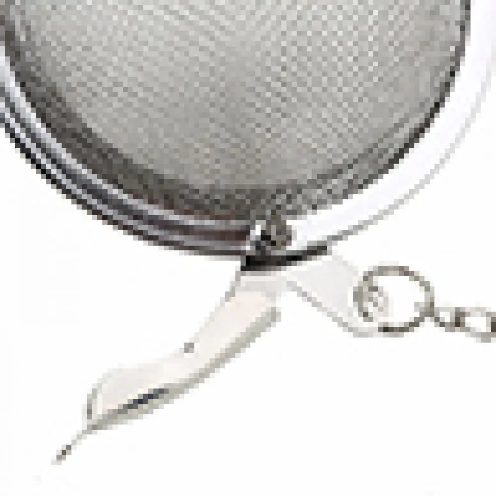 

Stainless Steel Infuser Strainer Mesh Tea Spoon Locking Spice Egg Shaped Ball