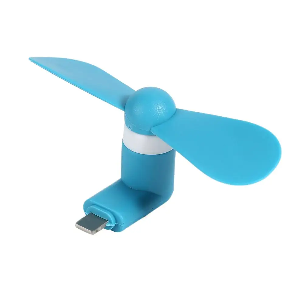

USB Mini Fans Mute Cooling Soft TPE Portable USB Small Fan for iPhone Lightweight Portable Removable Design Fashion Simplicity