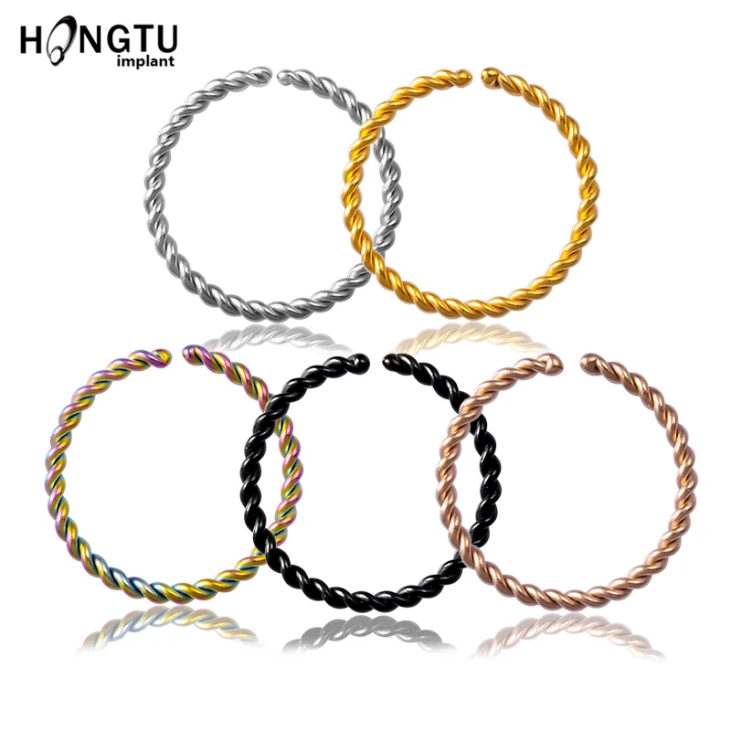 Маленькие серьги кольца стальной винт кольцо для женщин и мужчин пирсинга в виде