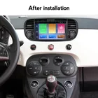 Головное устройство на Android DSP для FIAT 500 2007-2016, автомобильное радио, видео, стерео, Wi-Fi, Carplay, автомобильная навигация, управление рулевым колесом, GPS