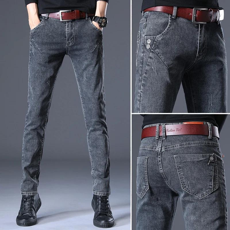 

Spring And Autumn New Fashion Casual Men's Jeans-NZKB02