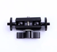 aluminium alloy 5cm length double socket arm with 17mm mount for ball base mount motorcycle actiona camera arm