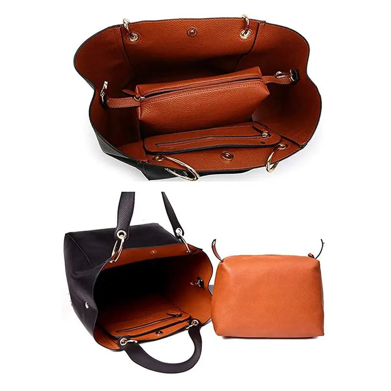 Модные женские кожаные сумки дамские водонепроницаемые через плечо сумки-тоут