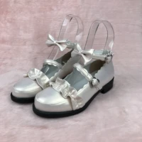 2020 sweet autumn new style bow low heel anti slip soft sole womens jk big size loli shoes lolita shoes