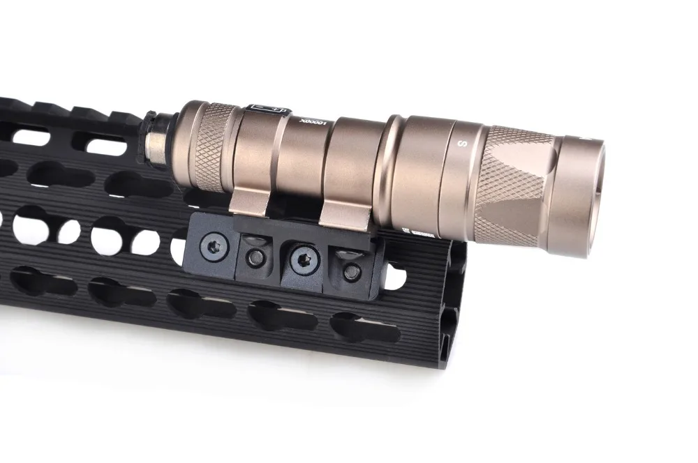 Держатель тактического фонаря для Surefir M300 M600 Light M600C M600V M300V Keymod Rail Handguard и M-lok