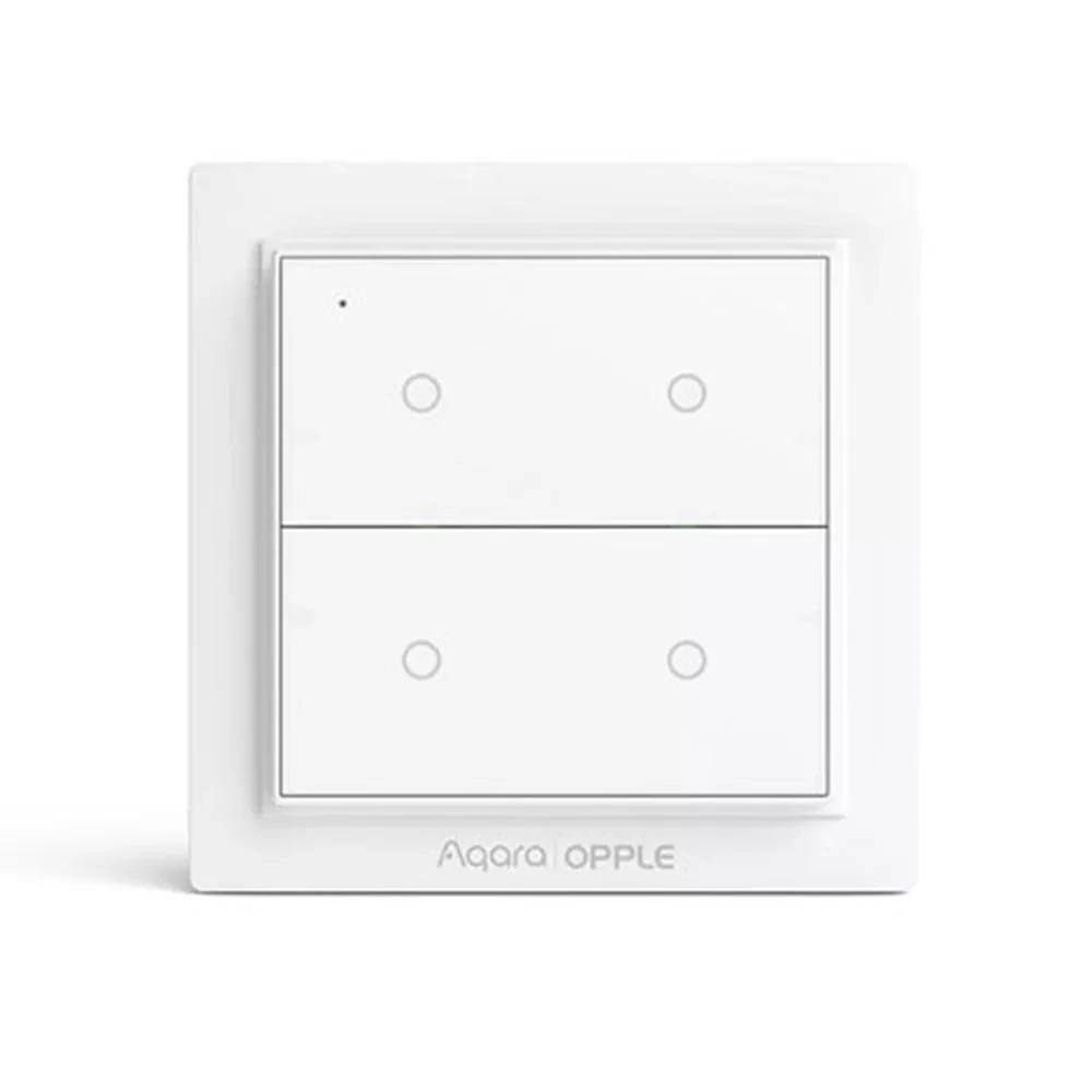 Four Botton Новая международная версия Xiaomi Aqara opply беспроводной умный переключатель ZigBee 3,0 работает с Mijia App Apple HomeKit настенный переключатель - Цвет: Four Botton
