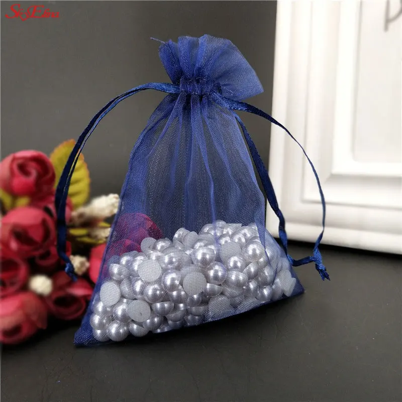 50 шт Сумка из органзы для ювелирных изделий свадебные украшения сумки вечеринок