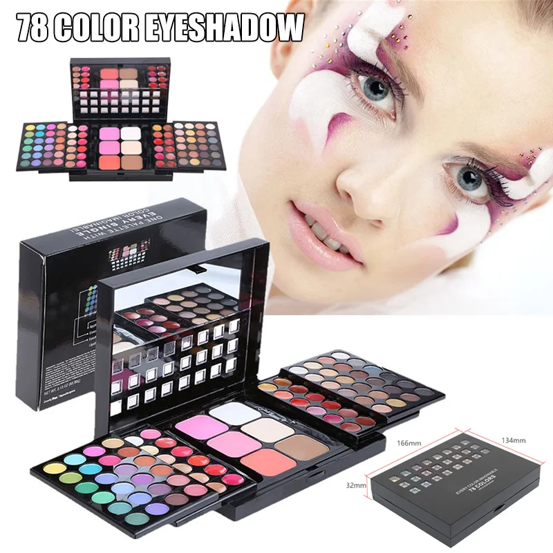 Оптовая Продажа 78 цветов макияж палитра матовые тени для век стойкая шелковистая