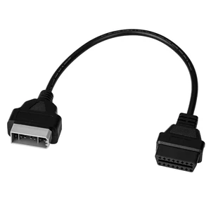 Кабель-переходник для инструментов 14-контактный к OBD 2 16-контактный OBD2 OBDII Диагностика расширения, 5 шт.