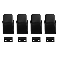 4 pcs a27 black concealed toggle loaded latch catch clamp for case toolboxcleanercabinet boxes