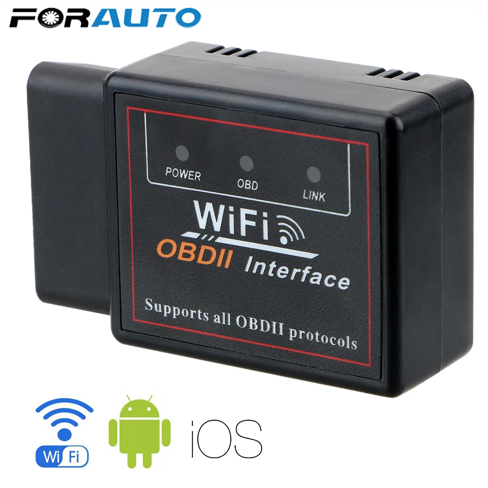 Считыватель кодов для Android/IOS ELM 327 Wi Fi в 1 5 Obd 2 сканер автомобильный