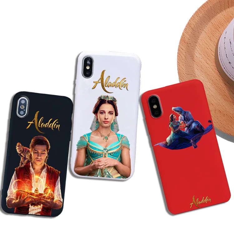 Аладдин жасмин Мягкий силиконовый чехол для телефонов ярких цветов Чехол iPhone X XR