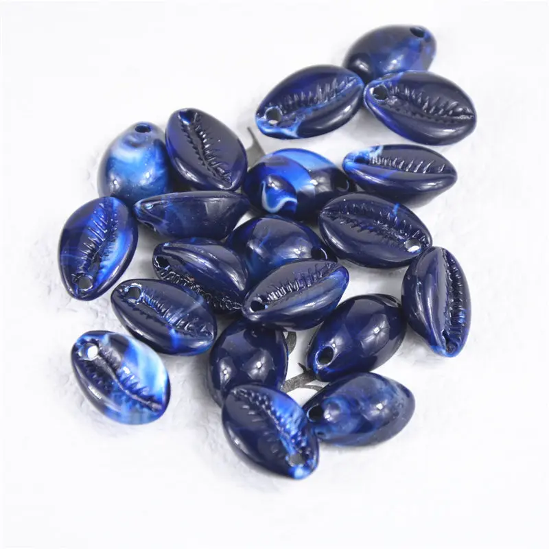 Модные ювелирные изделия, 4 вида цветов, 20 шт./лот, акриловая оболочка, сделай сам, ожерелье, браслет, серьги, ювелирные изделия, аксессуары для ручной работы - Цвет: E