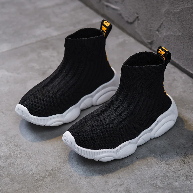 2019 spring new outdoor kid shoes breathable flat boys girls school non-slip Net cloth casual sneakers 1 -15 years old | Детская одежда