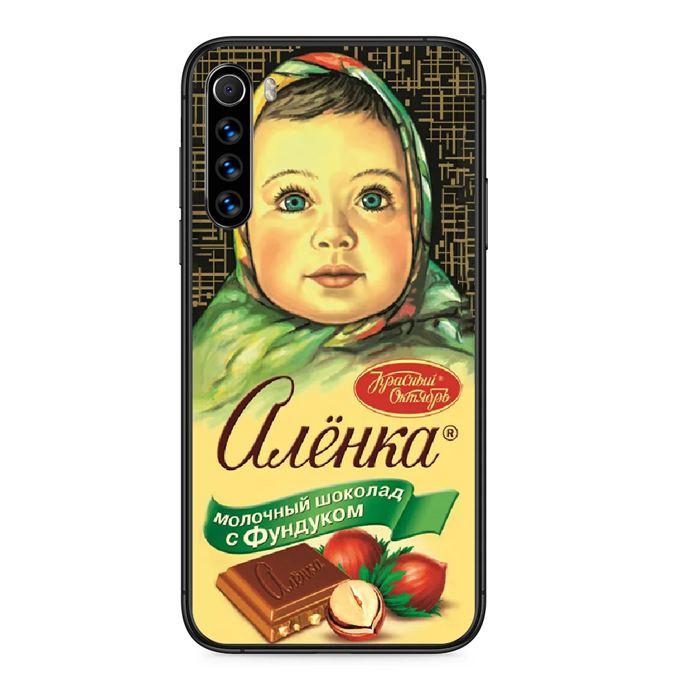 

alenka bar wonka chocolate Phone case For Xiaomi Redmi Note 4A 4X 5 6 6A 7 7A 8 8A 4 5 5A 8T Plus Pro black funda fashion