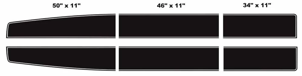 Для d Mustang полосатые графические наклейки любой год Стайлинг автомобиля капот