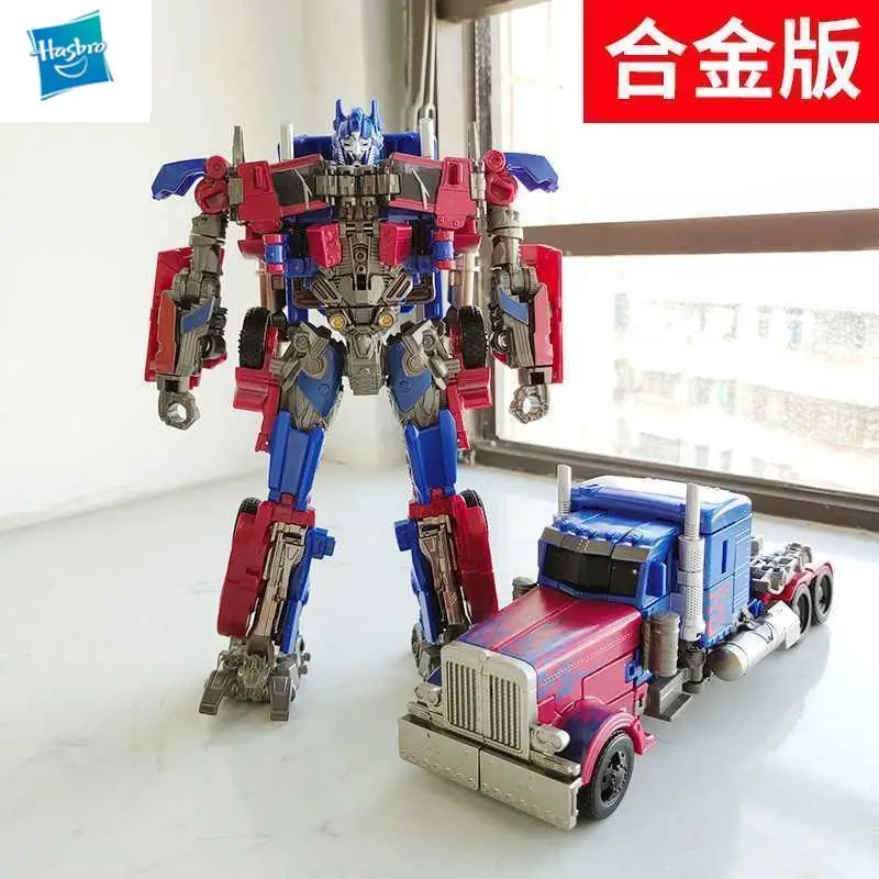 Трансформеры Hasbro из металлического сплава оригинальный робот трансформер Optimus