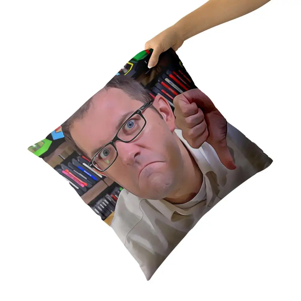 Пользовательские наволочки для Nintendo Nerd из хлопчатобумажной ткани диванных