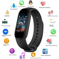 m5 color screen multifunctional silicone intelligent bracelet student movement meter step vibration alarm clock heart rate sleep