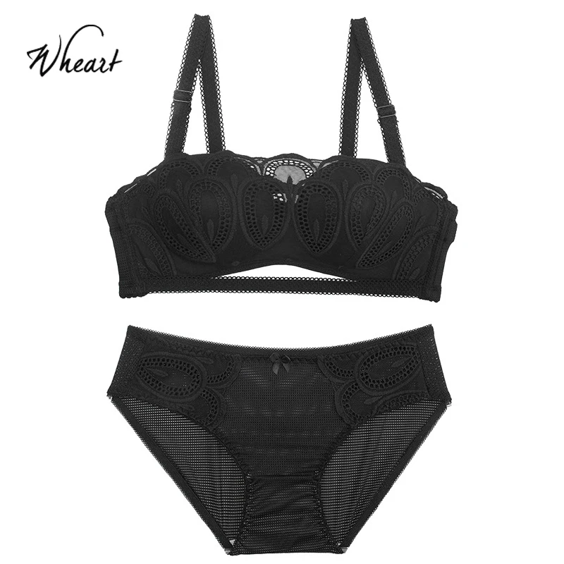 Женский кружевной бюстгальтер с рюшами Wasteheart хлопковое нижнее белье цвета хаки