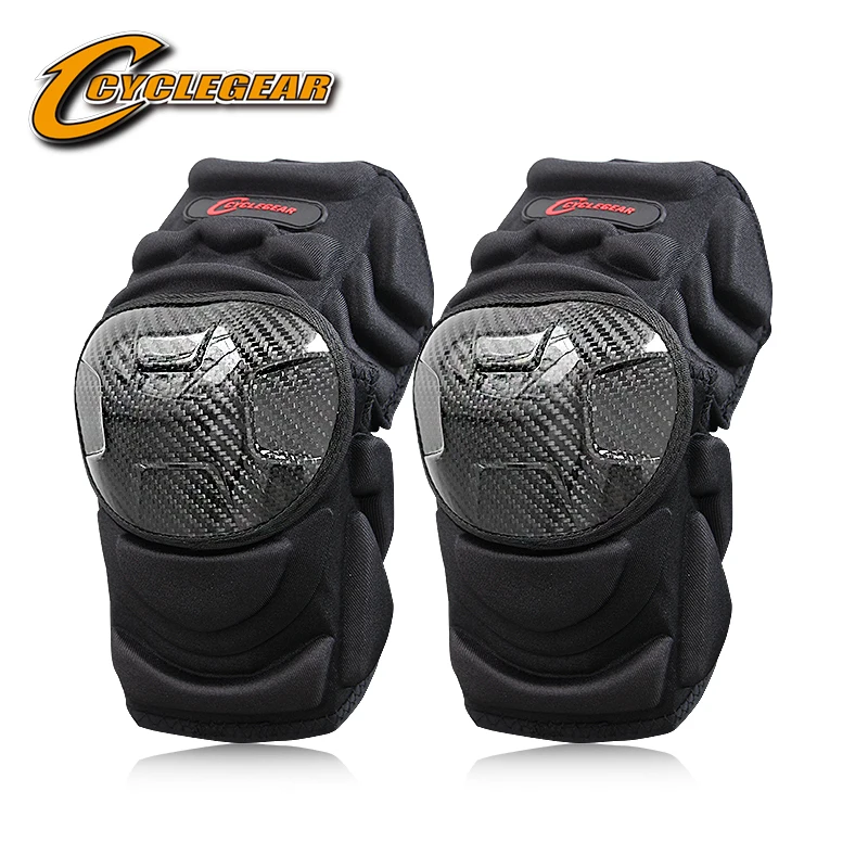 Наколенники для мотоцикла из углеродного волокна защита мотокросса налокотники