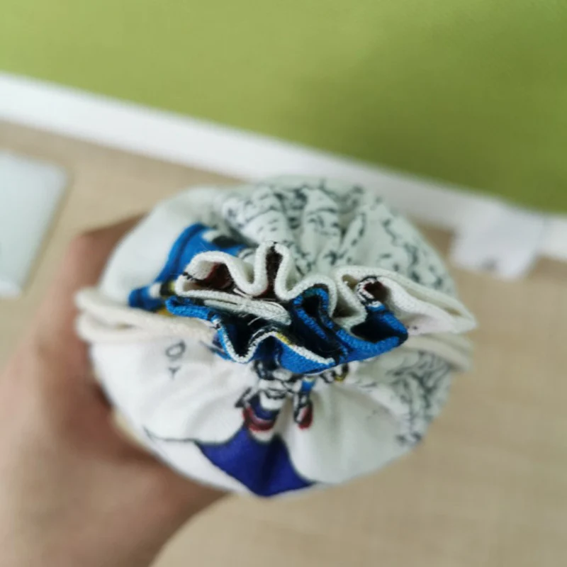 

1pcs Wood Grain Drawstring Cotton Linen Storage Bag Gift Candy Tea Jewelry Organizer Makeup Cosmetic Coins Keys Bags