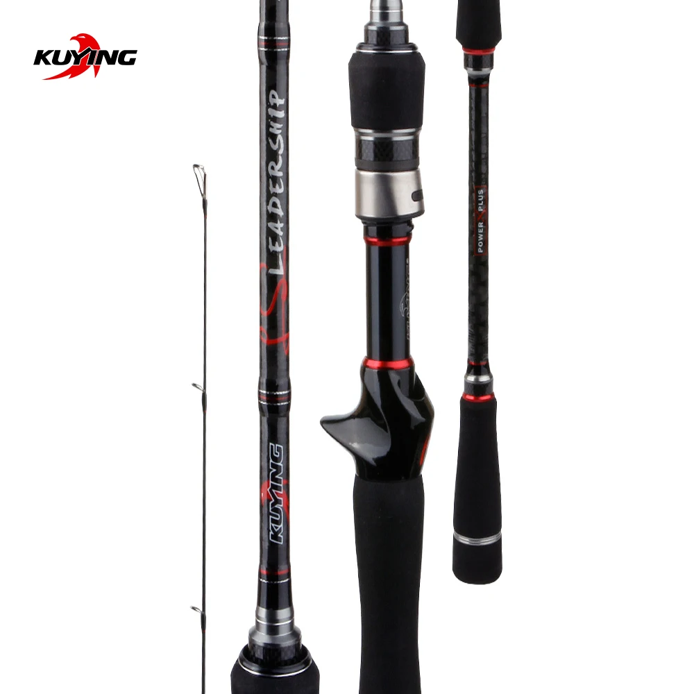 

KUYING Leadership 2.16m 2.28m 2.4m 2.58m Spinning Casting Lure Fishing Rod Pole Carbon Cane FUJI Medium Fast Universal