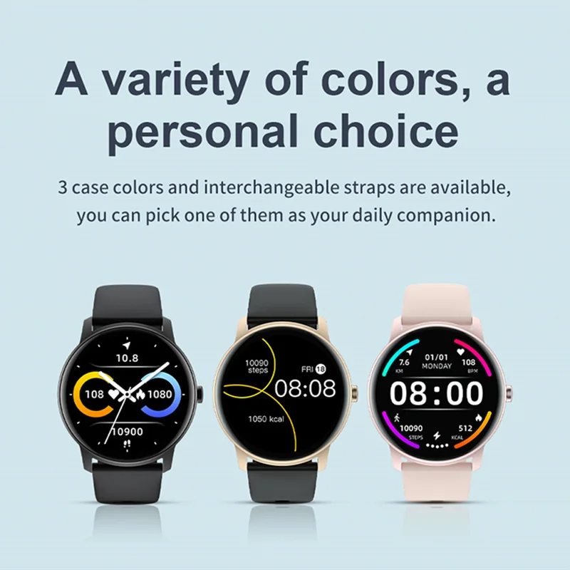 

Smart Watch KW77+Strap+Earphone/Set Custom Watchface Waterproof IP68 Whatsapp Notifications Smartwatch Woman Fitness Clock