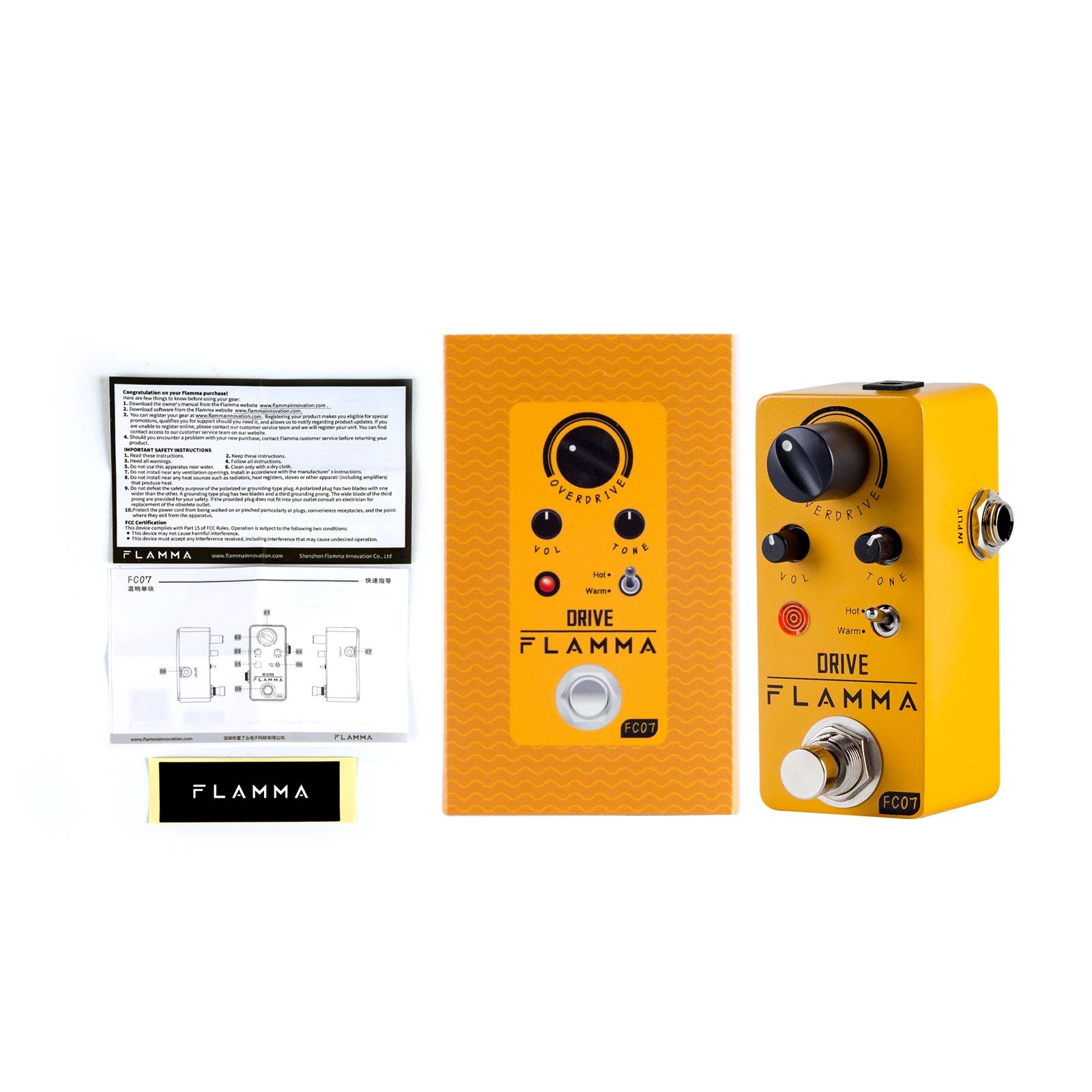 flamma fc07 overdrive pedal gitarre elektrische gitarre overdrive effekte pedal heißer warme modi true bypass mit netzteil free global shipping