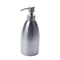 500ml stainless steel soap dispenser kitchen sink faucet bathroom shampoo box soap container deck mounted detergent bottle