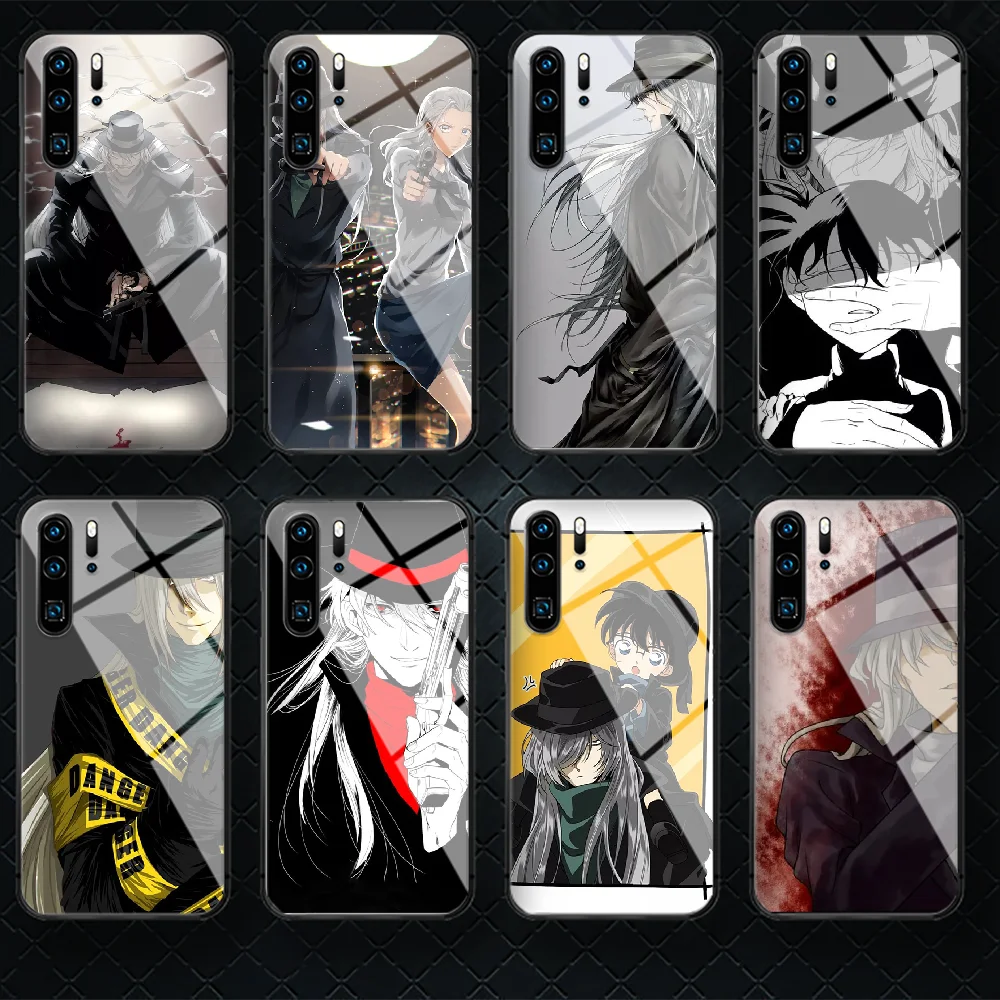 

Detectives Conans Gin Tempered Glass Phone Case Cover For Huawei Honor Mate P 7 8 9 10 20 30 40 A X I Pro Lite Smart 2019 Trend