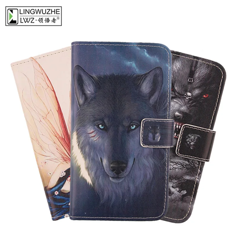 For BLU G61 6.5" Case Leather Flip With Card Packet Bags Phone case for BLU G61 Coque