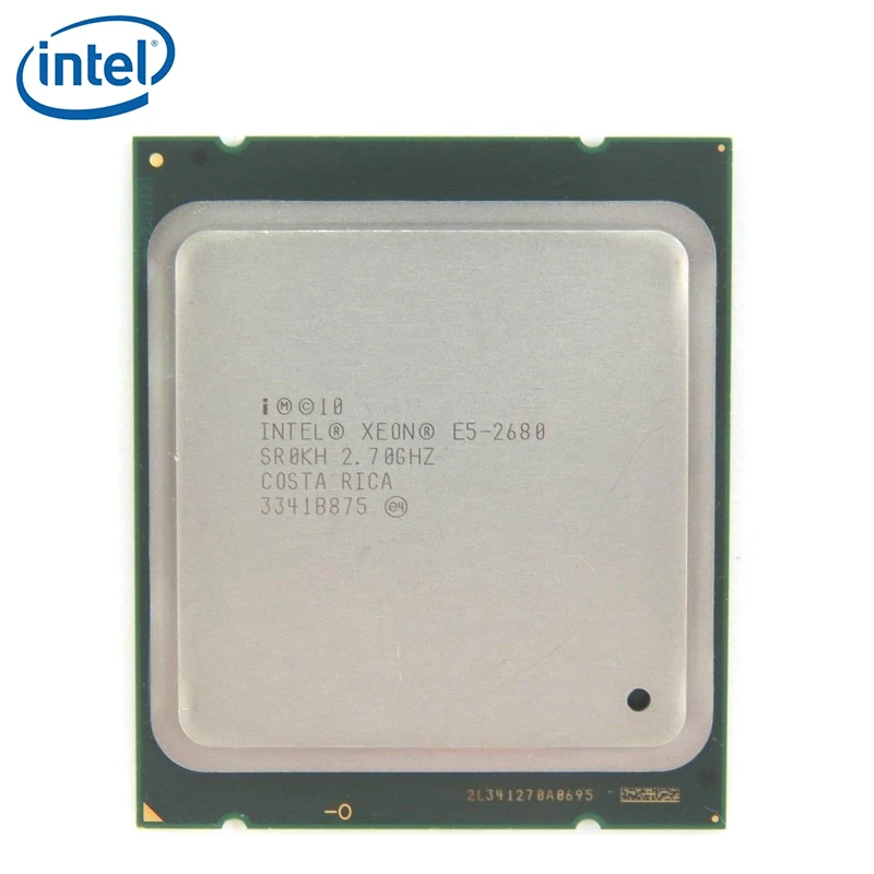 Процессор Intel Xeon E5 2680 2 7 ГГц 20 Мб кэш памяти 8GT/s LGA 2011 SROKH C2 130 Вт 100% рабочий процессор